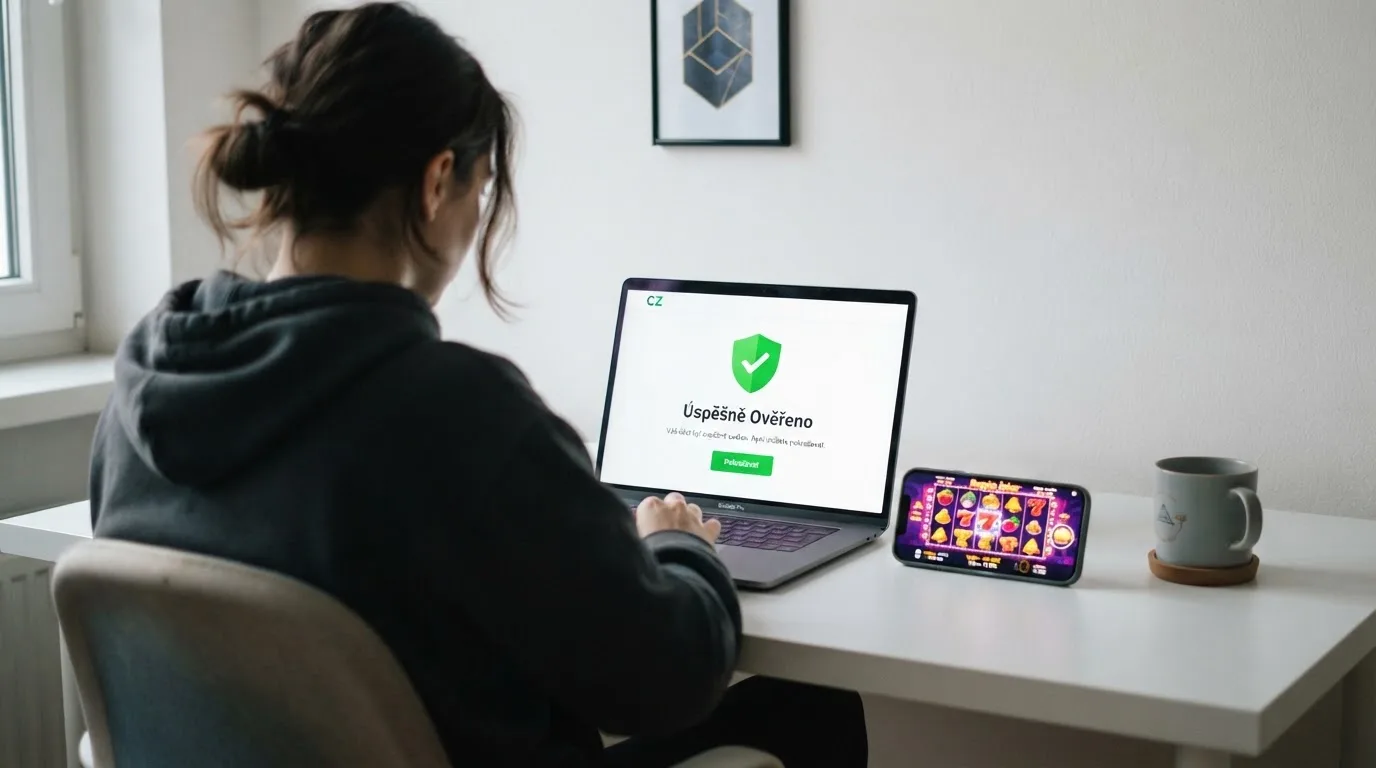 Vedle sebe leží úřední dokument s logem Ministerstva financí České republiky a barevný certifikát s nápisem Curaçao eGaming — kontrast dvou regulačních režimů.
