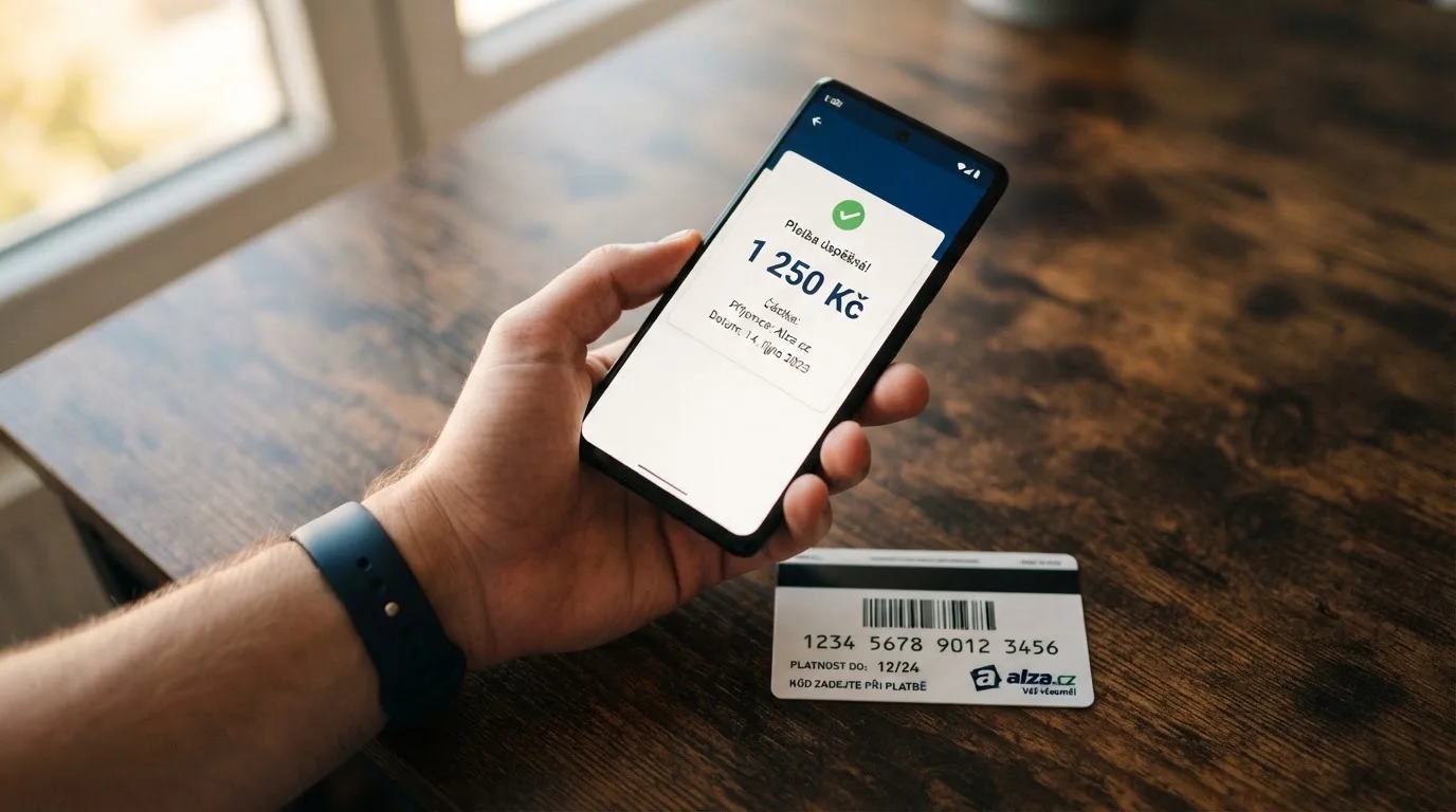 Ruka zadávající 16místný PIN kód paysafecard do platební brány online casina na obrazovce počítače.